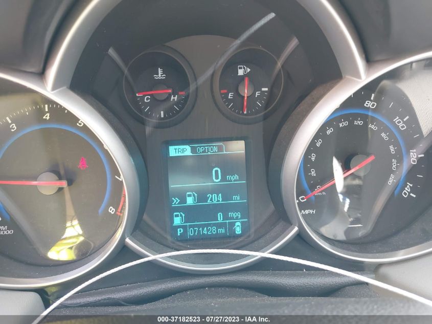 2016 CHEVROLET CRUZE LIMITED LT - 1G1PE5SB9G7228231