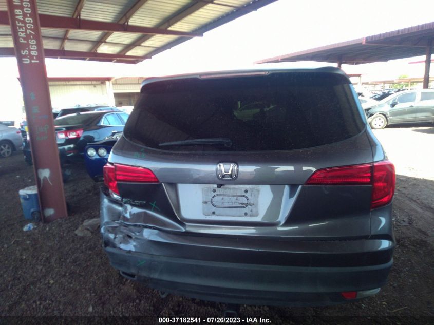 2017 HONDA PILOT LX - 5FNYF5H16HB007947