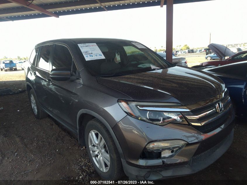 2017 HONDA PILOT LX - 5FNYF5H16HB007947