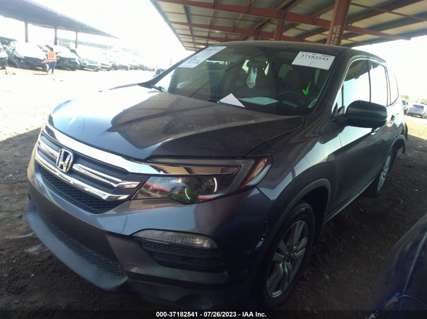 2017 HONDA PILOT LX - 5FNYF5H16HB007947