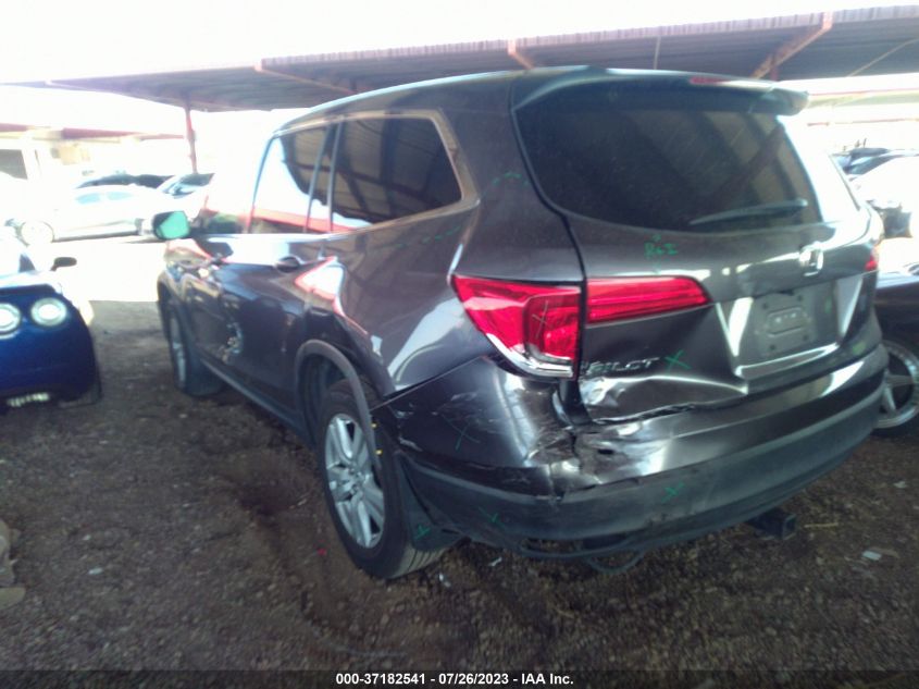 2017 HONDA PILOT LX - 5FNYF5H16HB007947