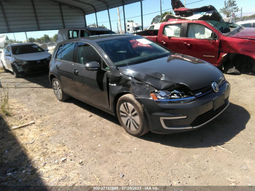 2016 VOLKSWAGEN E-GOLF SEL PREMIUM - WVWPP7AU1GW916861