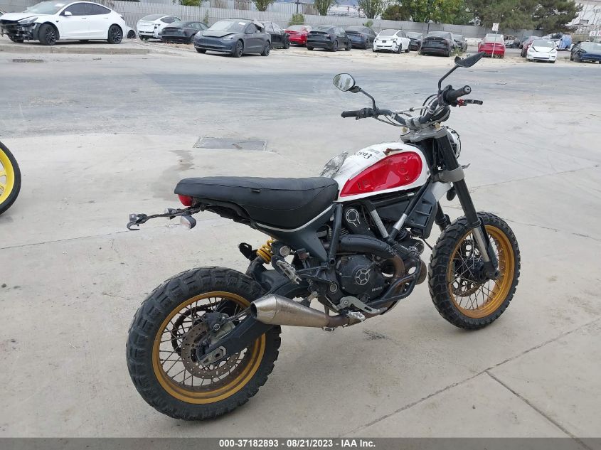 2017 DUCATI SCRAMBLER DESERT SLED ZDMKAFBM5HB001111