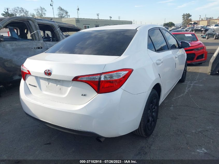 2014 TOYOTA COROLLA L/LE/LE PLS/PRM/S/S PLS - 05YFBURHE5EP04318
