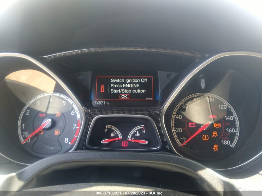 VIN 1FADP3L92HL235959 2017 FORD FOCUS ST