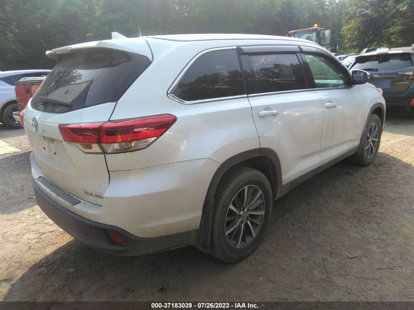 2019 TOYOTA HIGHLANDER SE/XLE - 5TDJZRFH6KS716753