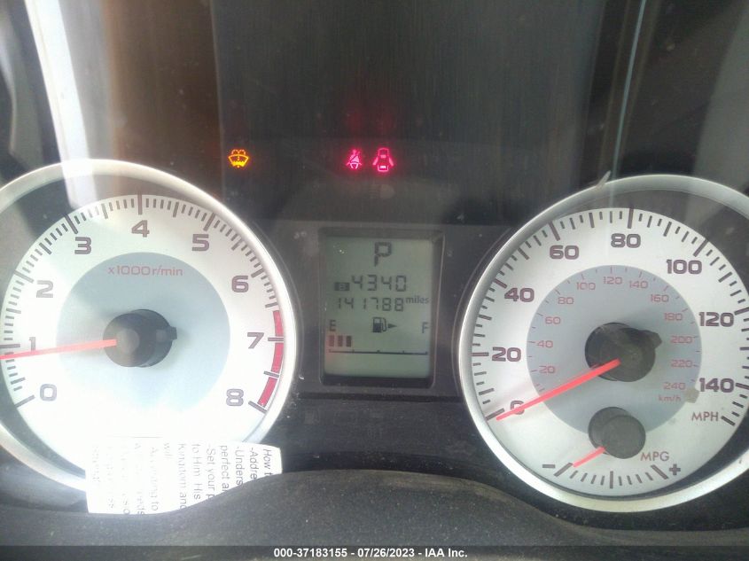 2013 SUBARU IMPREZA WAGON 2.0I PREMIUM - JF1GPAC69DH811924