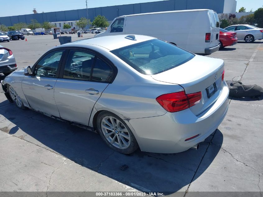 2018 BMW 3 SERIES 320I - WBA8E1G50JNU91599