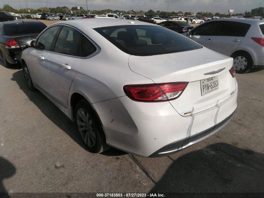 2015 CHRYSLER 200 LIMITED - 1C3CCCAB2FN658148