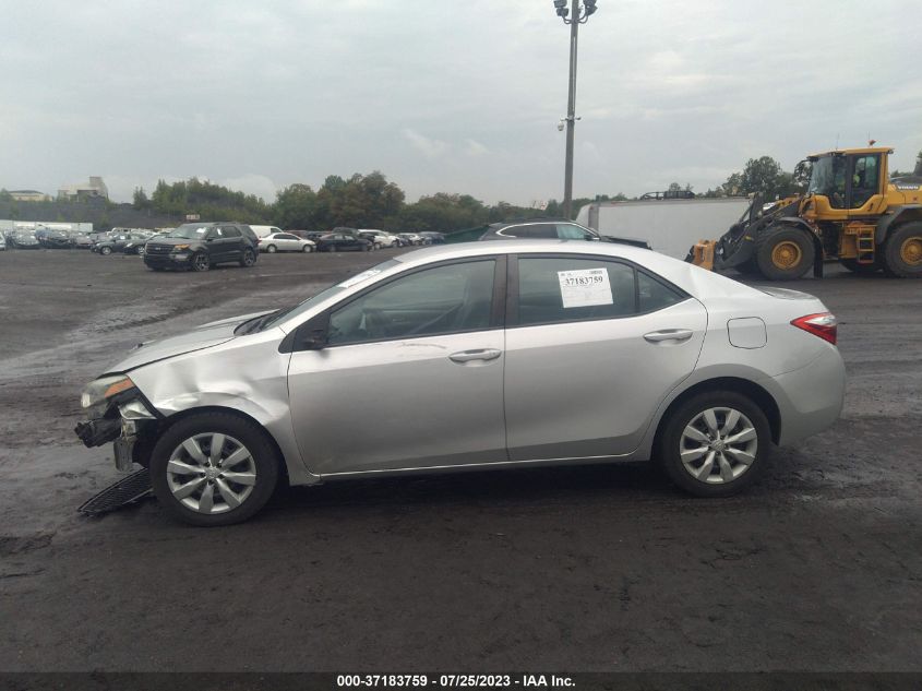 2016 TOYOTA COROLLA LE - 2T1BURHE0GC656667