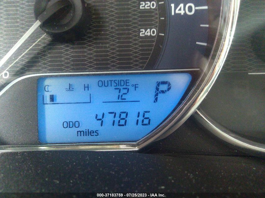 2016 TOYOTA COROLLA LE - 2T1BURHE0GC656667