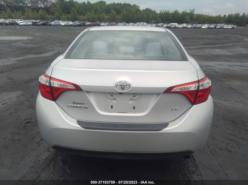 2016 TOYOTA COROLLA LE - 2T1BURHE0GC656667
