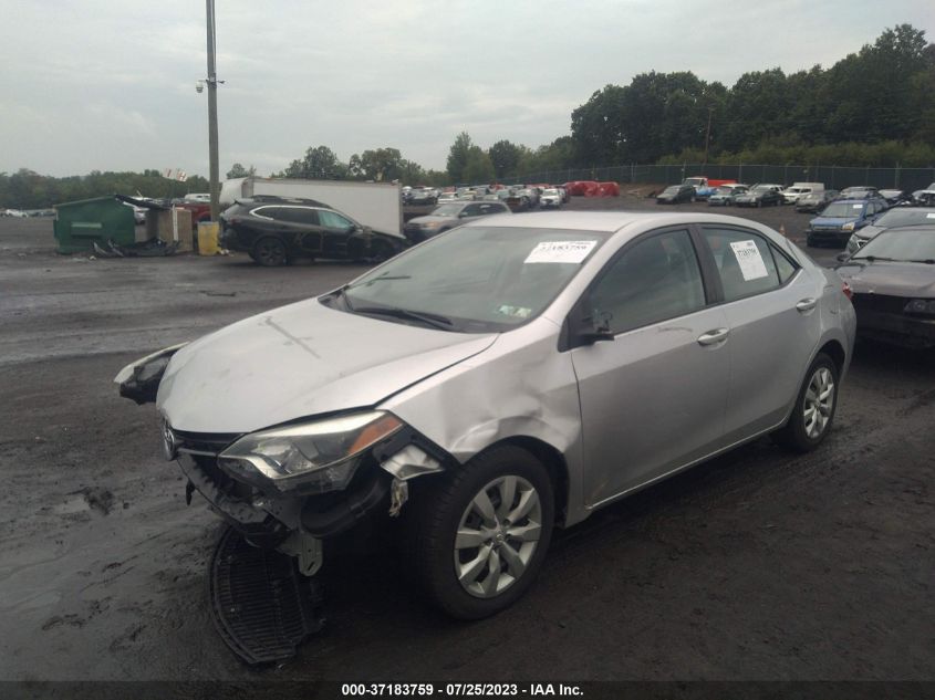 2016 TOYOTA COROLLA LE - 2T1BURHE0GC656667