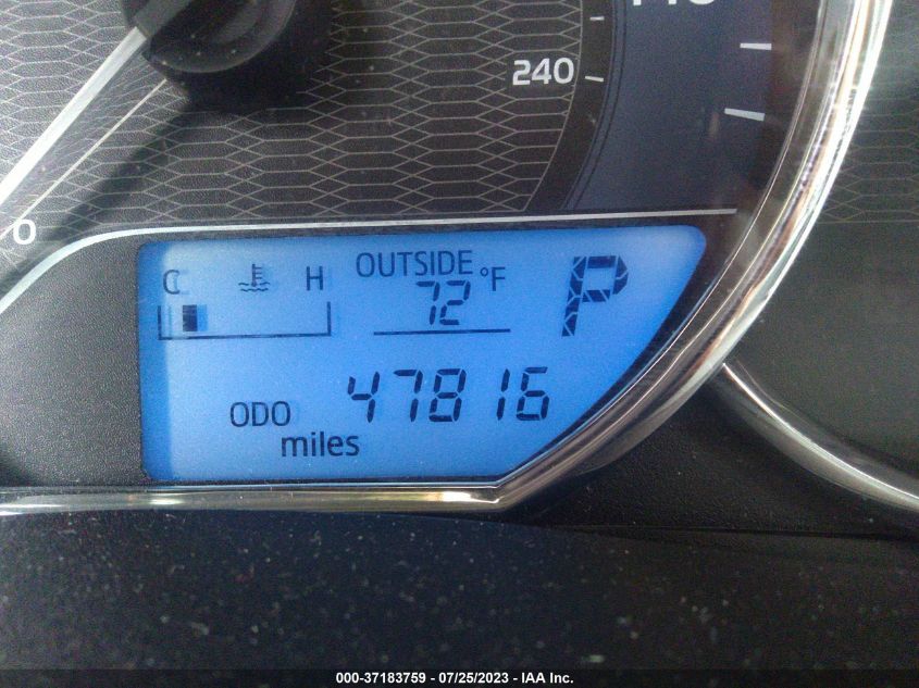 2016 TOYOTA COROLLA LE - 2T1BURHE0GC656667