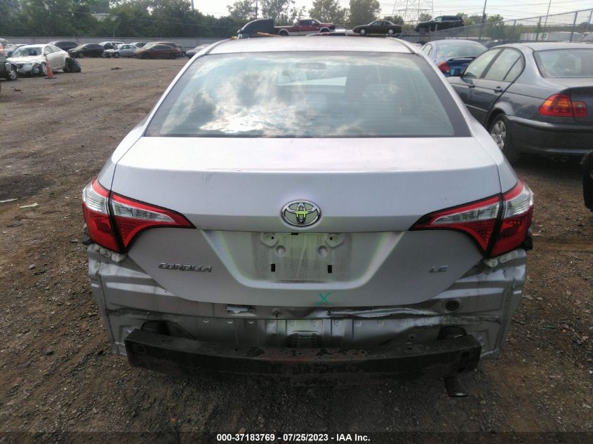 2014 TOYOTA COROLLA L/LE/S/S PLUS/LE PLUS - 5YFBURHE5EP014538