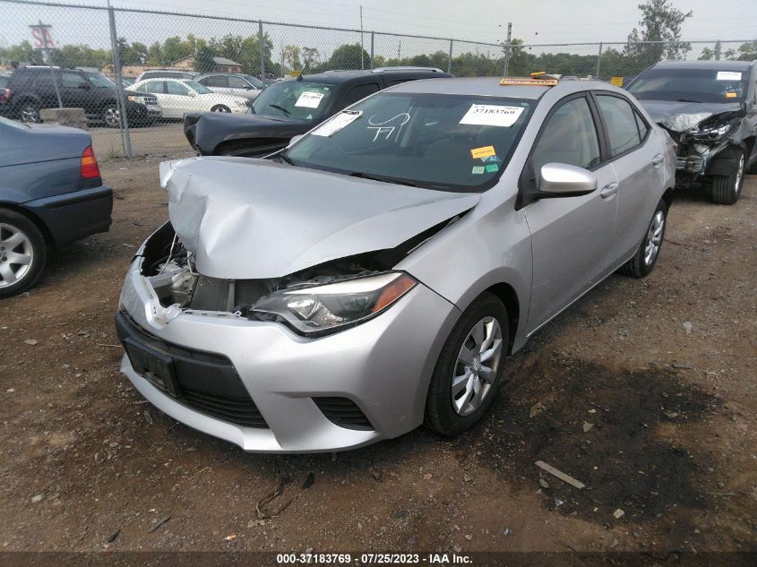 2014 TOYOTA COROLLA L/LE/S/S PLUS/LE PLUS - 5YFBURHE5EP014538