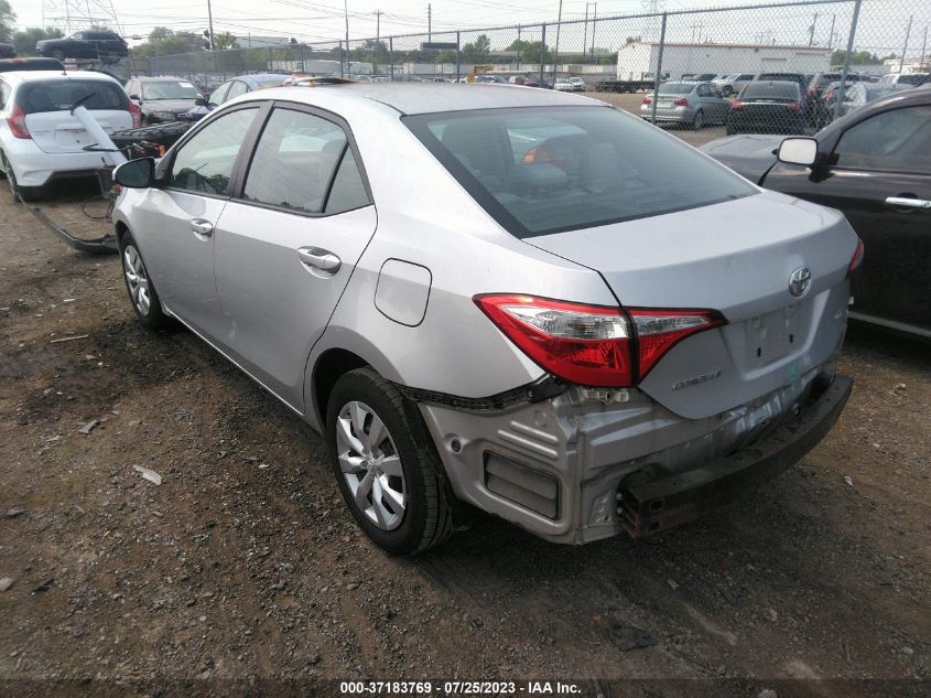 2014 TOYOTA COROLLA L/LE/S/S PLUS/LE PLUS - 5YFBURHE5EP014538