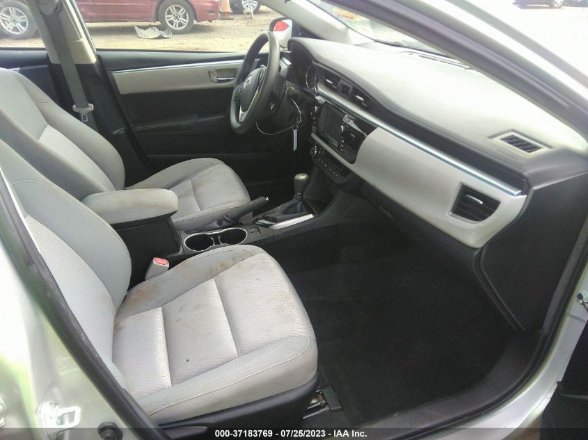 2014 TOYOTA COROLLA L/LE/S/S PLUS/LE PLUS - 5YFBURHE5EP014538