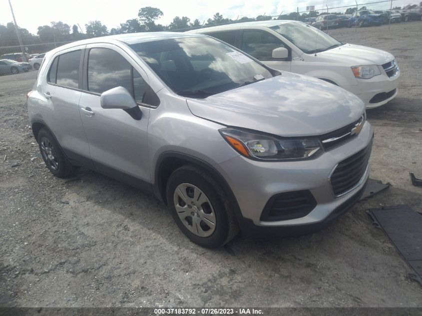 2017 CHEVROLET TRAX LS - 3GNCJKSB5HL285692