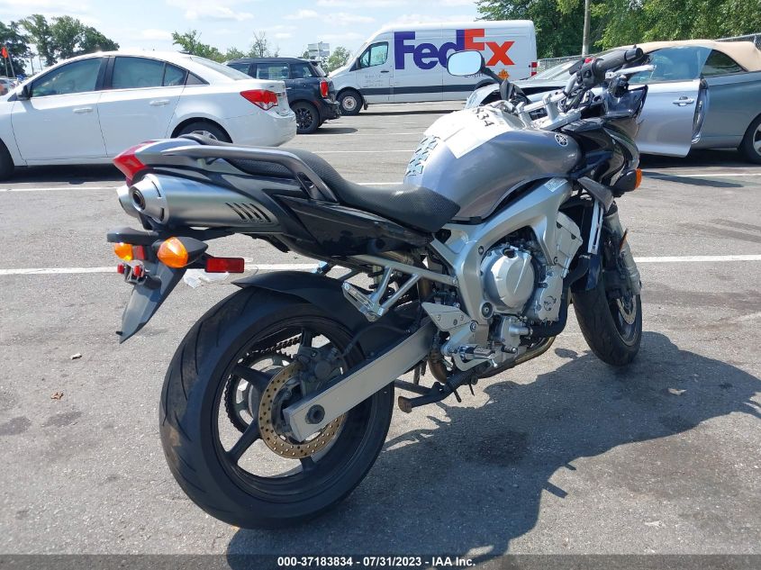 2005 YAMAHA FZ6 S - JYARJ08E75A002507