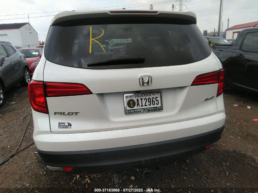 2016 HONDA PILOT EX-L - 5FNYF6H57GB066271