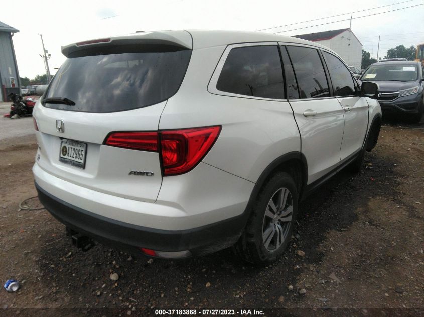 2016 HONDA PILOT EX-L - 5FNYF6H57GB066271