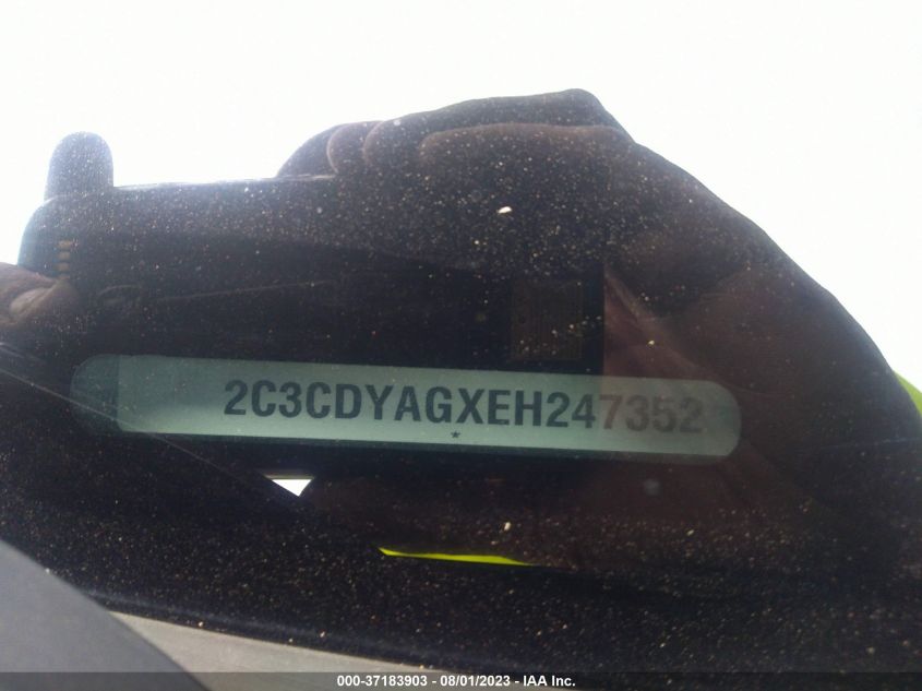 2014 DODGE CHALLENGER SXT 100TH ANNIVERSARY - 2C3CDYAGXEH247352