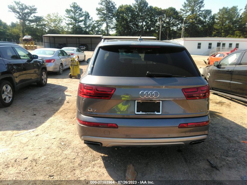 2017 AUDI Q7 PREMIUM PLUS - WA1LHAF72HD050719
