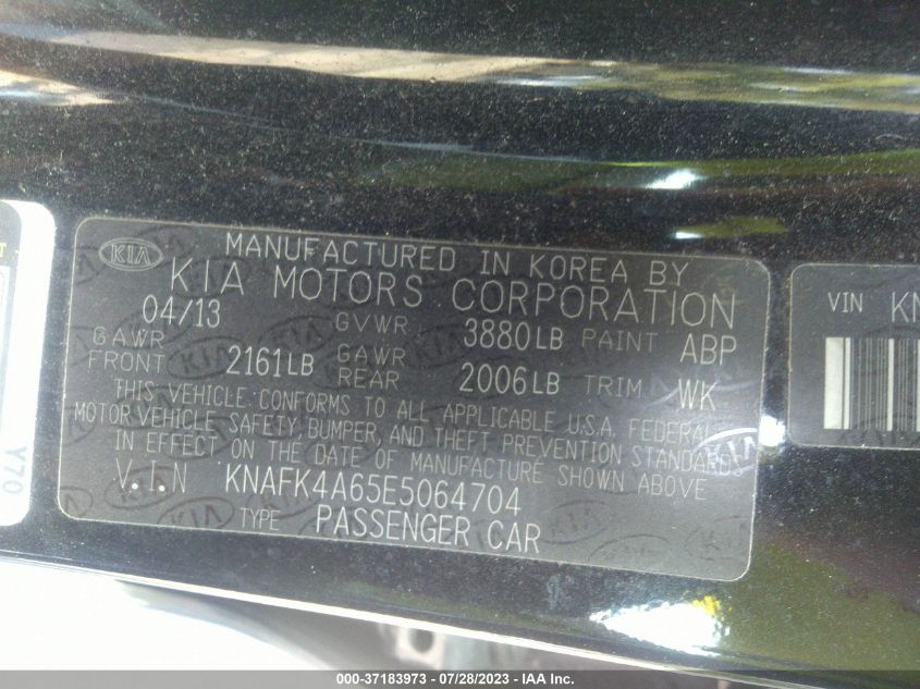 2014 KIA FORTE LX - KNAFK4A65E5064704