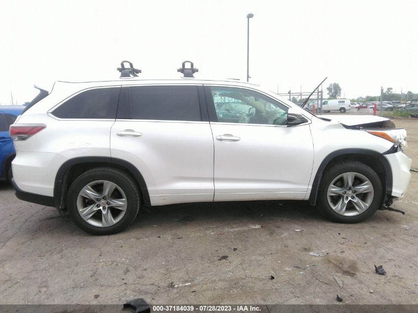 2015 TOYOTA HIGHLANDER LIMITED/LTD PLATINUM - 5TDDKRFH1FS130999