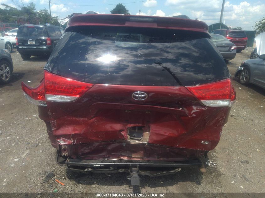 2013 TOYOTA SIENNA LE - 5TDKK3DC3DS372007