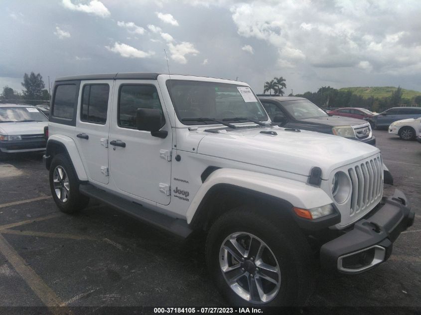 2021 JEEP WRANGLER UNLIMITED SAHARA 4X4 - 1C4HJXEN8MW536100