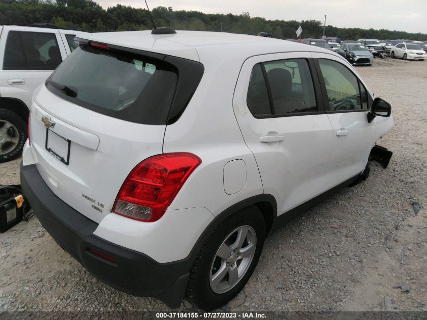 2016 CHEVROLET TRAX LS - 3GNCJNSB8GL274458