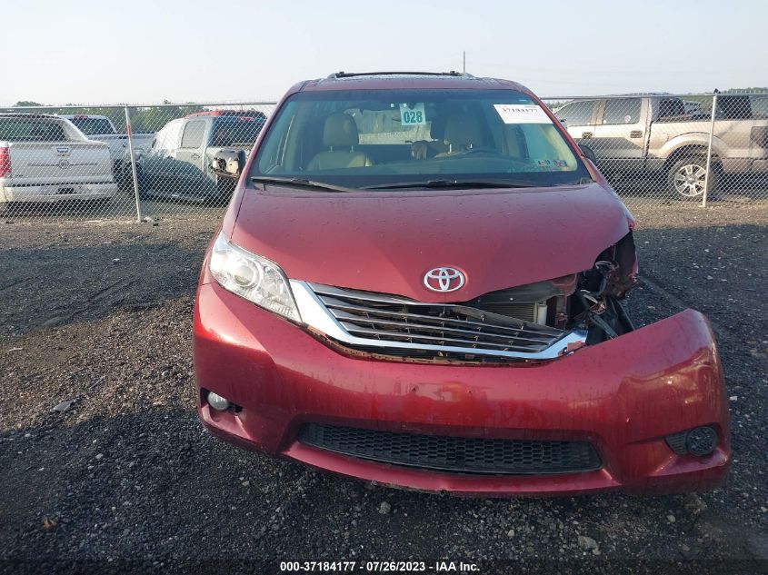 2016 TOYOTA SIENNA XLE/LIMITED - 5TDYK3DC2GS735606