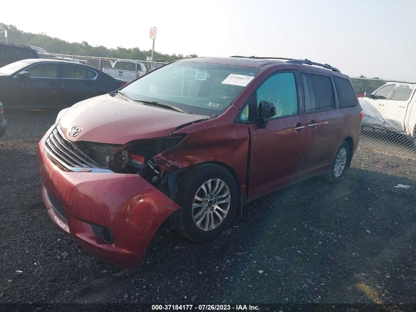 2016 TOYOTA SIENNA XLE/LIMITED - 5TDYK3DC2GS735606