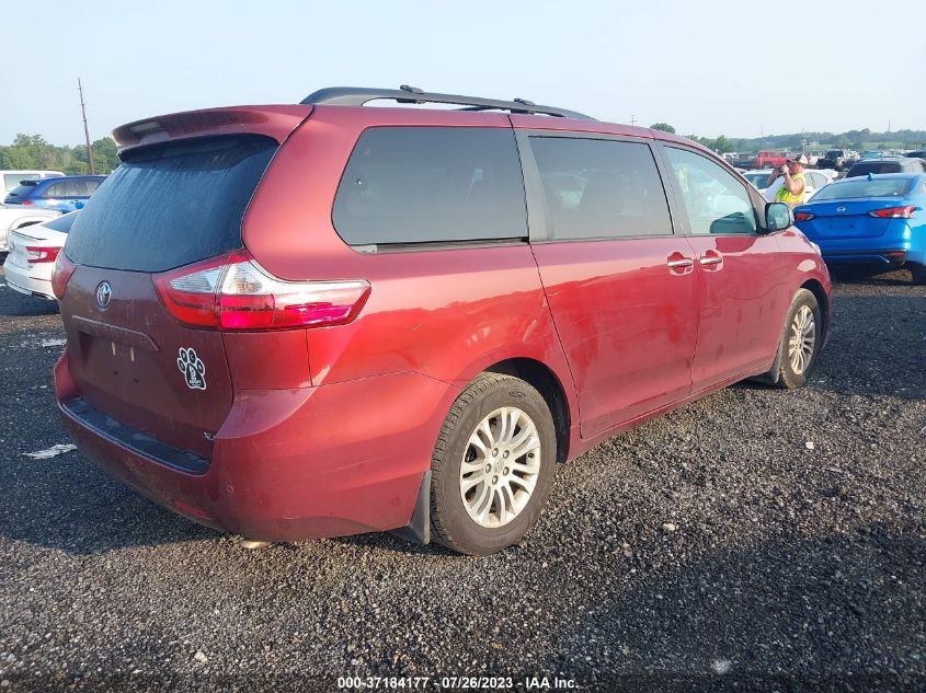 2016 TOYOTA SIENNA XLE/LIMITED - 5TDYK3DC2GS735606