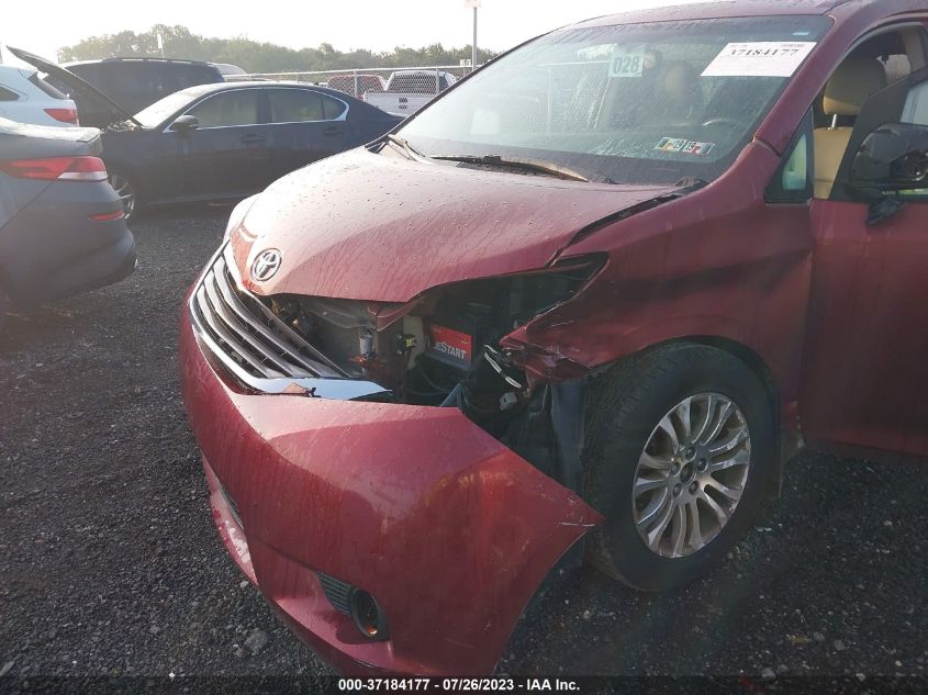 2016 TOYOTA SIENNA XLE/LIMITED - 5TDYK3DC2GS735606