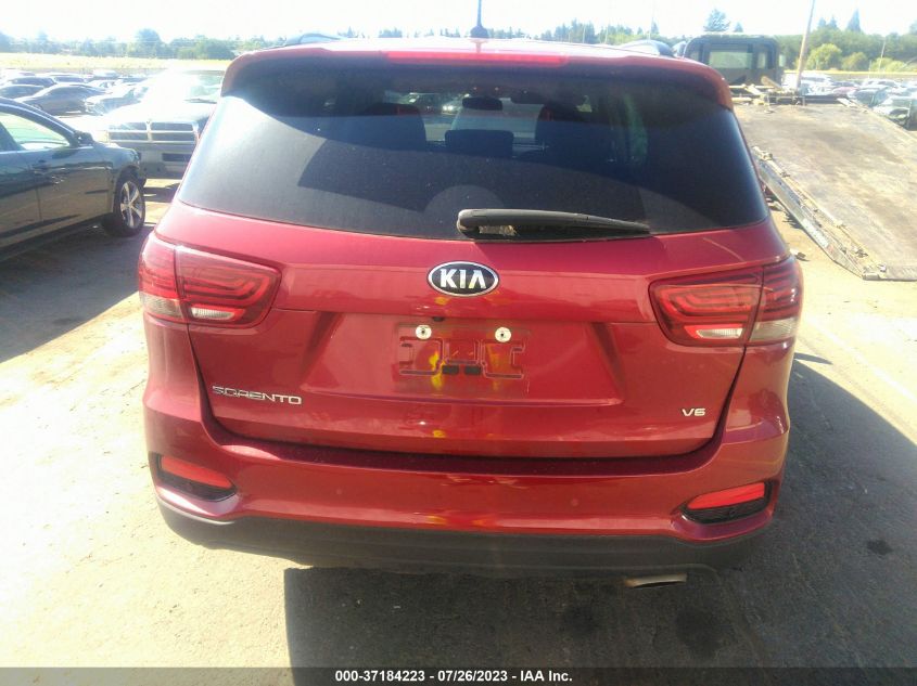 2019 KIA SORENTO S V6 - 5XYPGDA53KG584676