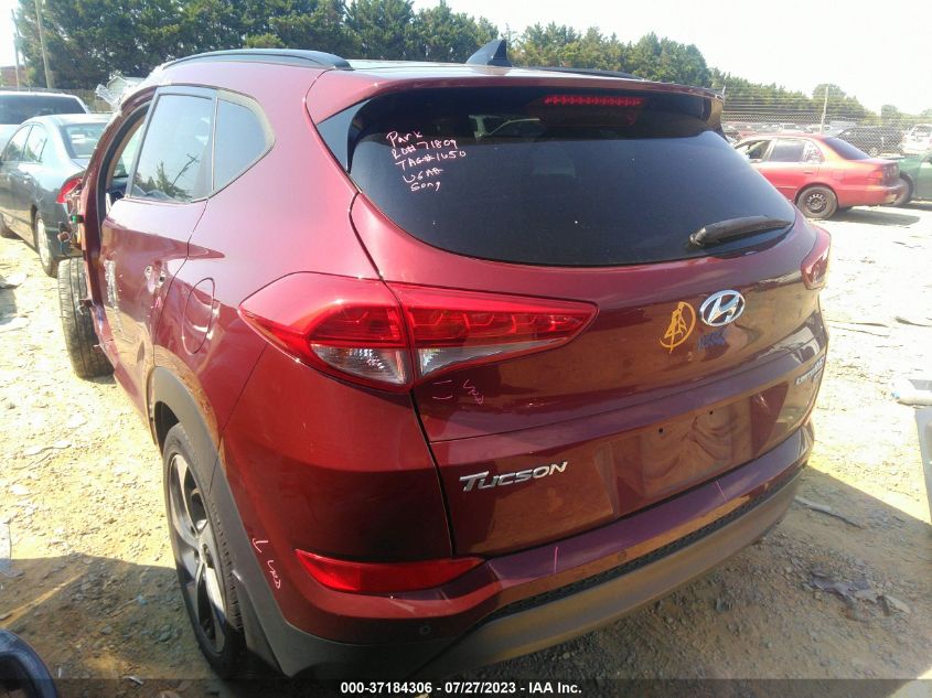 2016 HYUNDAI TUCSON LIMITED - KM8J3CA27GU087505