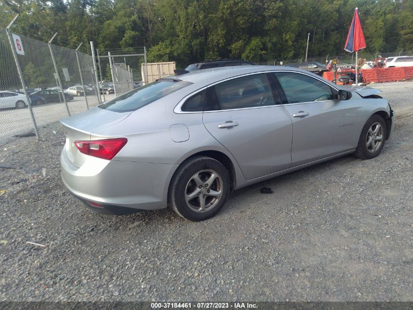 2018 CHEVROLET MALIBU LS - 1G1ZB5ST3JF224487