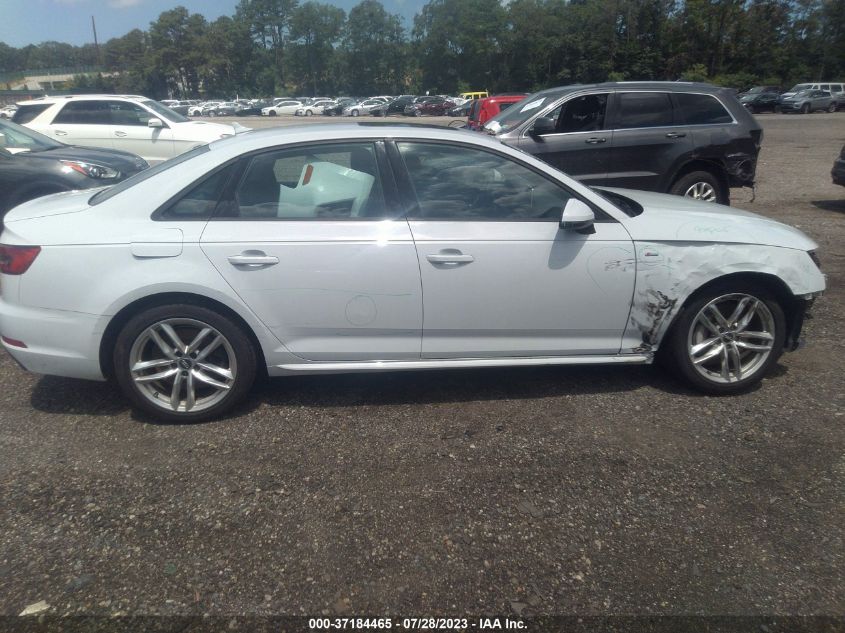 2017 AUDI A4 SEASON OF AUDI PREMIUM - WAUDNAF40HN050945