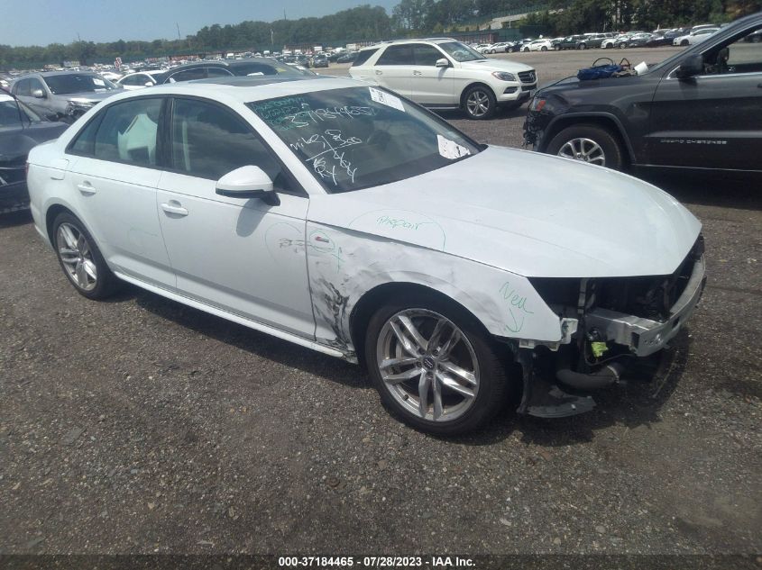 2017 AUDI A4 SEASON OF AUDI PREMIUM - WAUDNAF40HN050945
