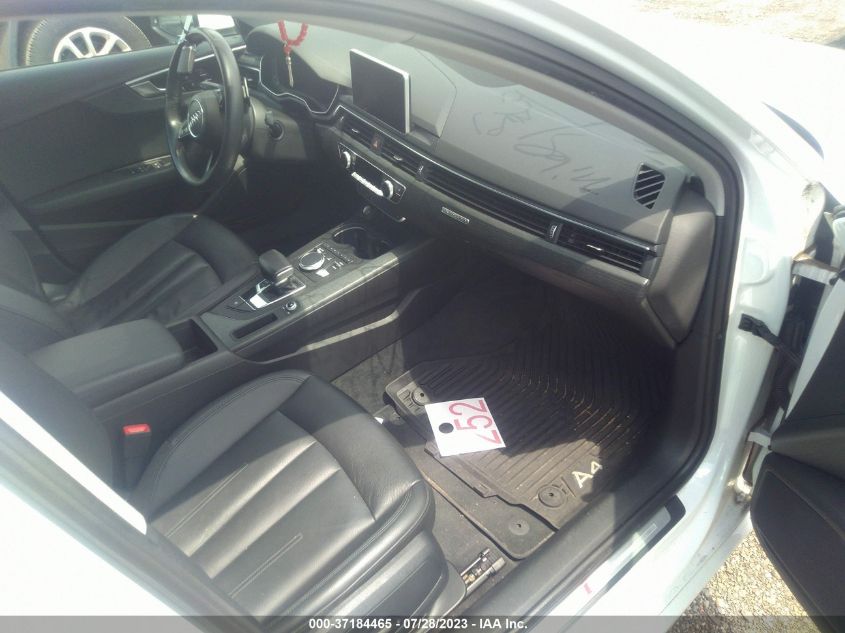2017 AUDI A4 SEASON OF AUDI PREMIUM - WAUDNAF40HN050945
