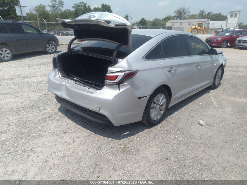 2016 HYUNDAI SONATA HYBRID SE - KMHE24L11GA016512