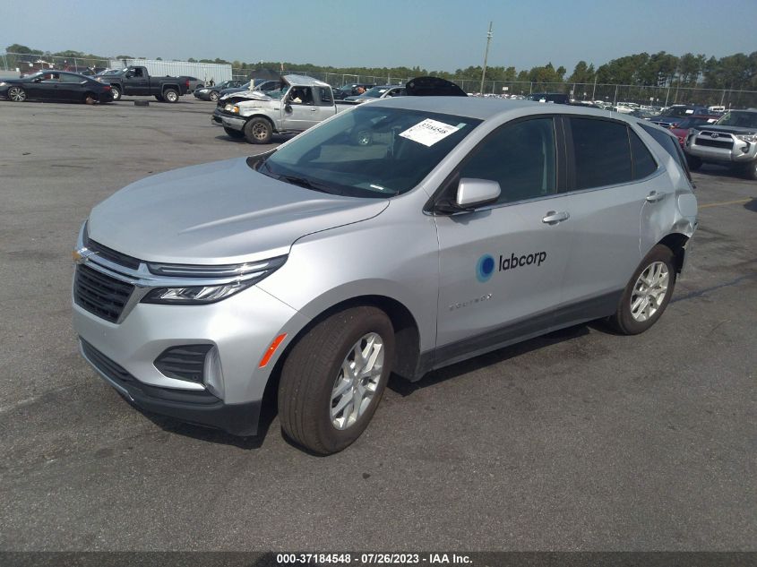 2022 CHEVROLET EQUINOX LT - 2GNAXJEV7N6140594