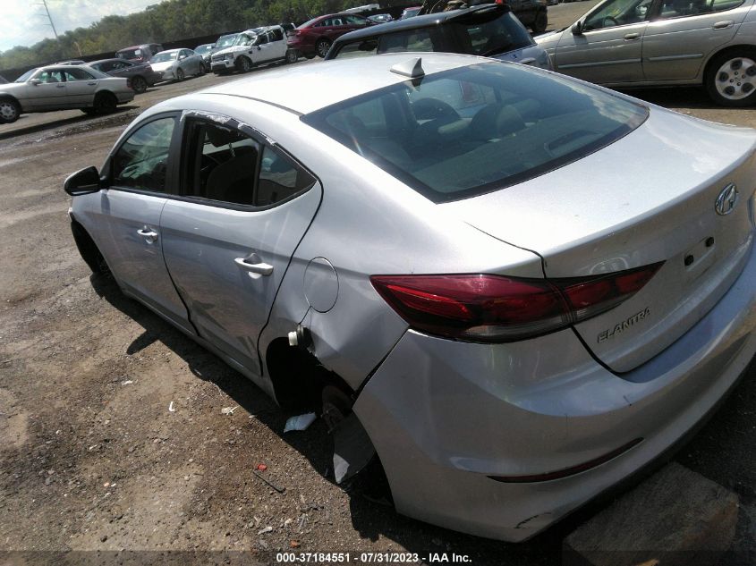 2018 HYUNDAI ELANTRA SEL - KMHD84LF7JU614681