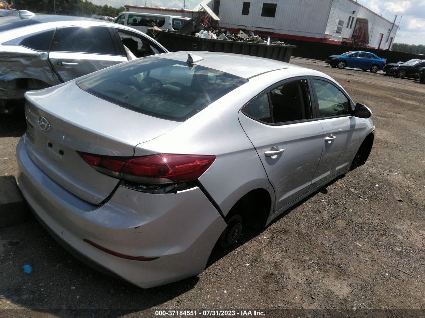 2018 HYUNDAI ELANTRA SEL - KMHD84LF7JU614681