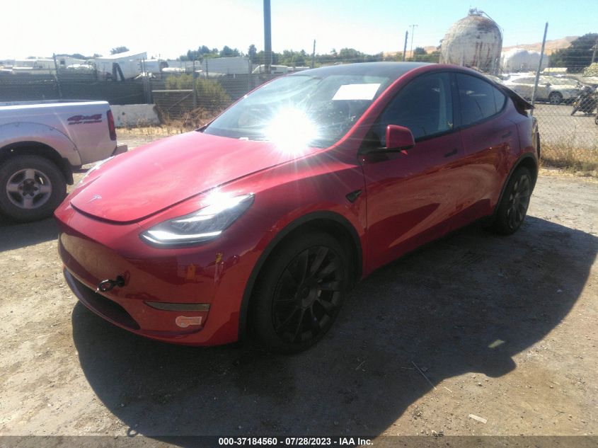 2020 TESLA MODEL Y LONG RANGE - 5YJYGDEE3LF038712