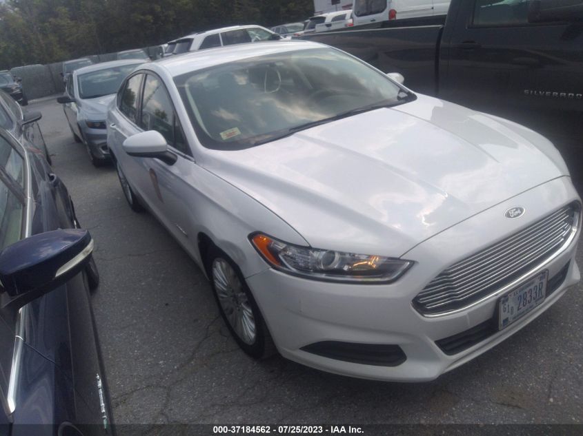 2016 FORD FUSION S HYBRID - 3FA6P0UU5GR203386