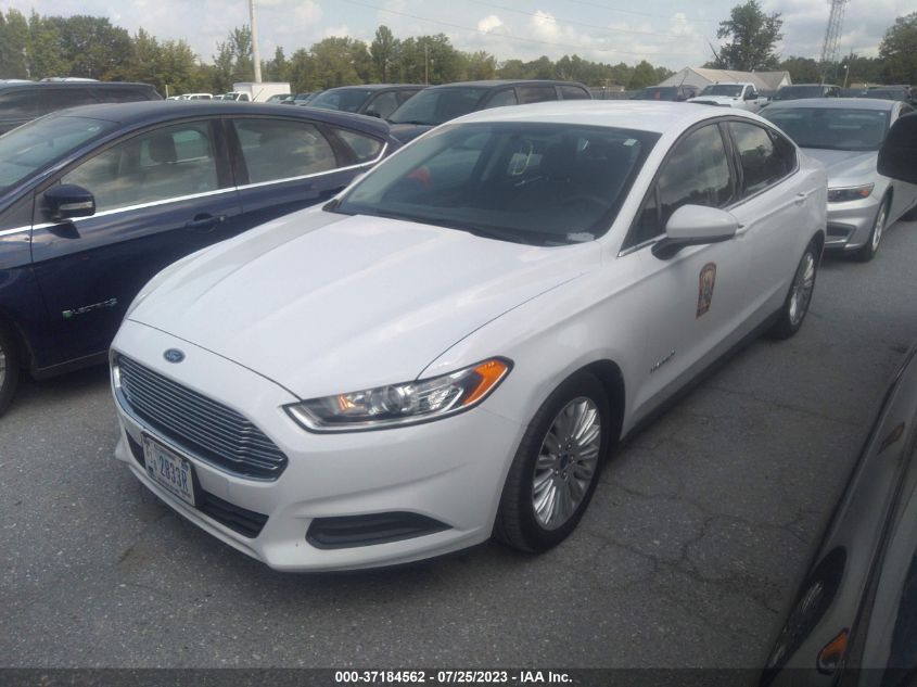 2016 FORD FUSION S HYBRID - 3FA6P0UU5GR203386